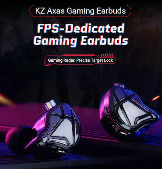 KZ Ακουστικά Ψείρες In Ear Axas Ασημί