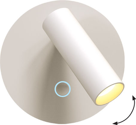 Viokef Nevada LED Warm White Ceiling & Wall Spot in Black Color
