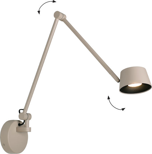 Viokef Nevada LED Warm White Ceiling & Wall Spot in Black Color