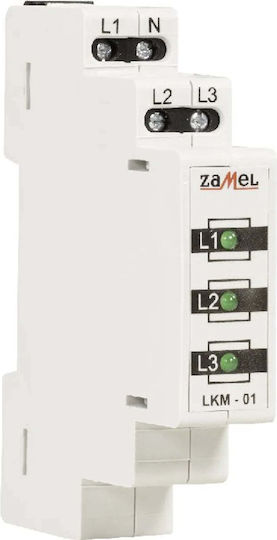 Zamel Single Indicatoare luminoase de panou Albă