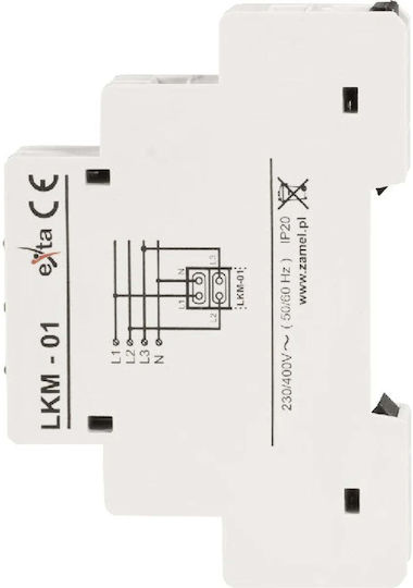 Zamel Single Indicatoare luminoase de panou Albă