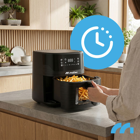 MalTec Air Fryer 7lt Μαύρο