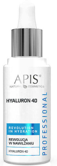 Apis Natural Cosmetics Revolution In Hydration Hyaluron 4D Serum Προσώπου με Υαλουρονικό Οξύ για Λάμψη 30ml