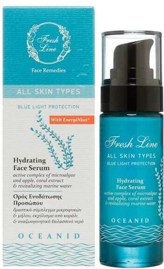 Fresh Line Oceanid Ενυδατικό & Αντιγηραντικό Serum Προσώπου για Αναζωογόνηση 30ml