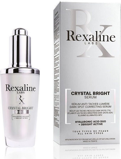 Crystal Bright Anti-Aging Serum Gesicht mit Hyaluronsäure 30ml