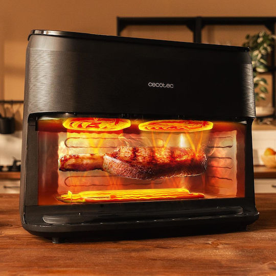 Cecotec Cecofry&Grill Smokin' 11000 Plus Air Fryer με Διπλό Αποσπώμενο Κάδο 11lt Γκρι