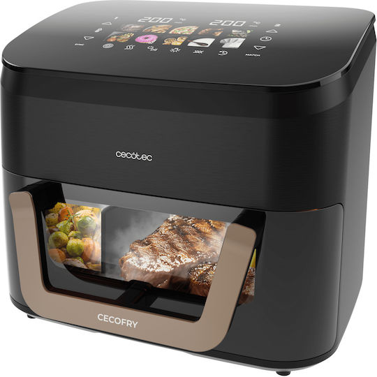 Cecotec Cecofry&Grill Smokin' 11000 Plus Air Fryer με Διπλό Αποσπώμενο Κάδο 11lt Γκρι