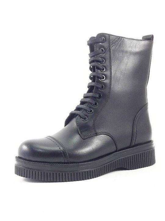 Women's Black Combat Boots