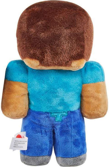 Mattel Plüsch- und Kuscheltiere Minecraft Steve 23 cm