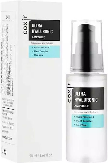 Ultra Hyaluronic Ampoule Moisturizing Serum Hyaluronic Acid 50 Ml