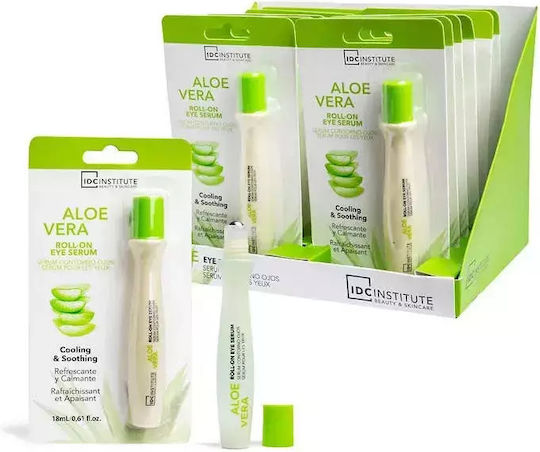 IDC Institute Aloe Vera Cooling & Soothing Roll On Soothing Serum Eyes 18ml