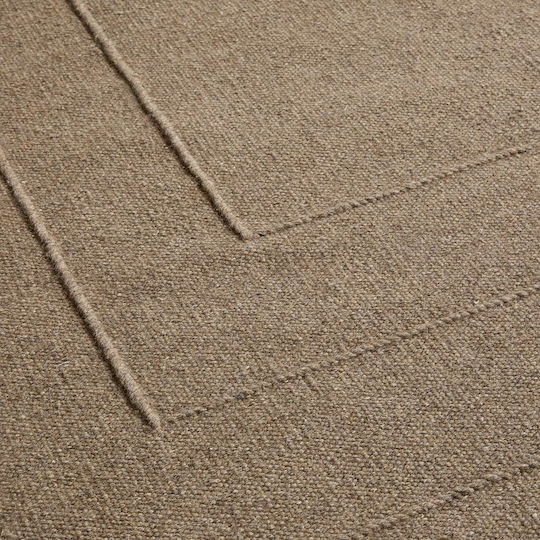 Brink & Campman Senso Border Χειροποίητο Χαλί Ορθογώνιο Fur Brown 250x350cm
