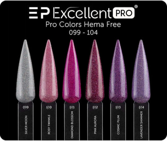 Excellent Pro Pro Gel Νυχιών 099 Silver Moon 7ml 7gr