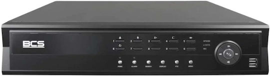 BCS BCS-U-NVR3206-A-4K-16P Καταγραφικό NVR 32 Καναλιών με Ανάλυση 4K