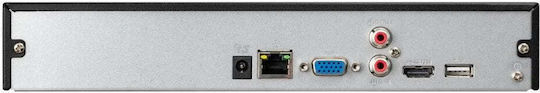BCS BCS-L-NVR0801-4KE(2L) Überwachungsvideorekorder 8 Kanäle mit 4K Auflösung