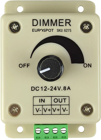 Eurospot Drehbarer Dimmer Für LED-Streifen DC 12-24V Eu6275