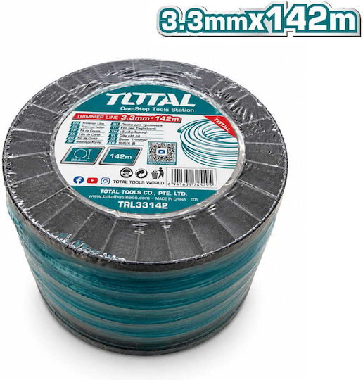 Total TRL33142 Μεσινέζα Στρογγυλή Μήκους 142m και Πάχους 3.3mm