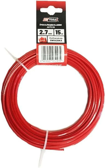 AWTools AW70127 Linie Pătrată Lungime 15m și Grosime 1.6mm