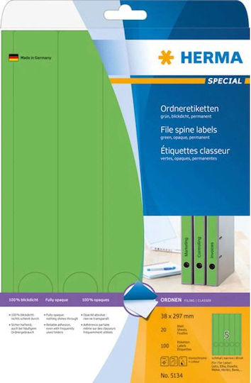 Herma Selbstklebende A4-Etiketten 38x297mm