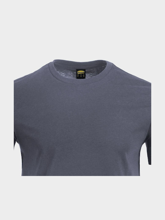 Unisex Arbeitshemden und T-Shirts Baumwoll T-shirt mit reflektierenden Bändern Grau Diadora Smart 2.0 T-shirt Stahlgrau