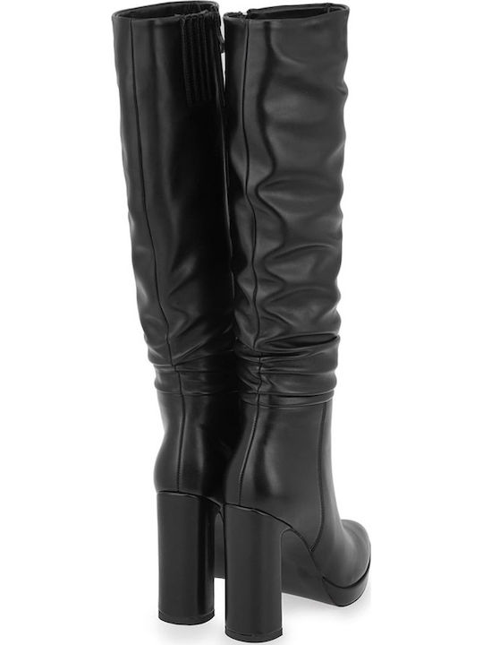 Damenstiefel mit Hohem Absatz Schwarz