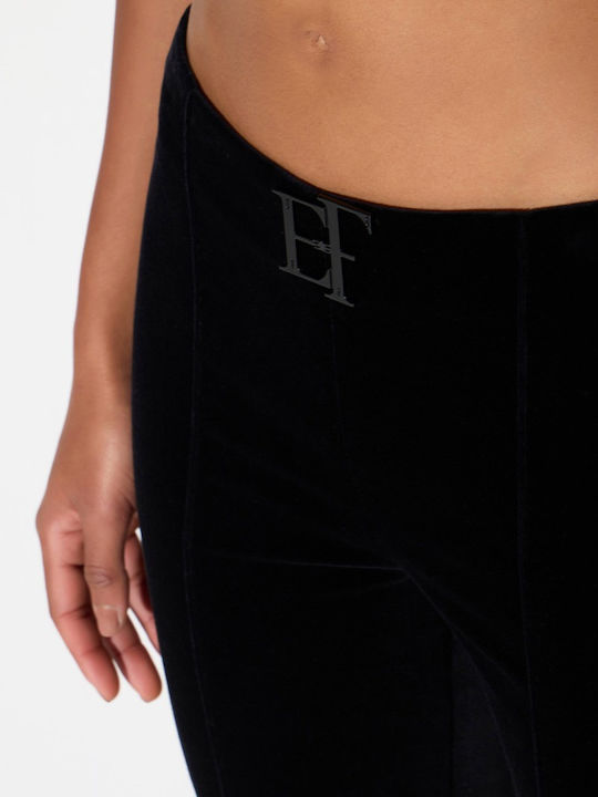Women's Fabric Trousers Black