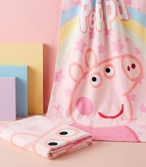 Cerda Детска Плажна Кърпа Peppa Pig 70x140 См За 3+ Години