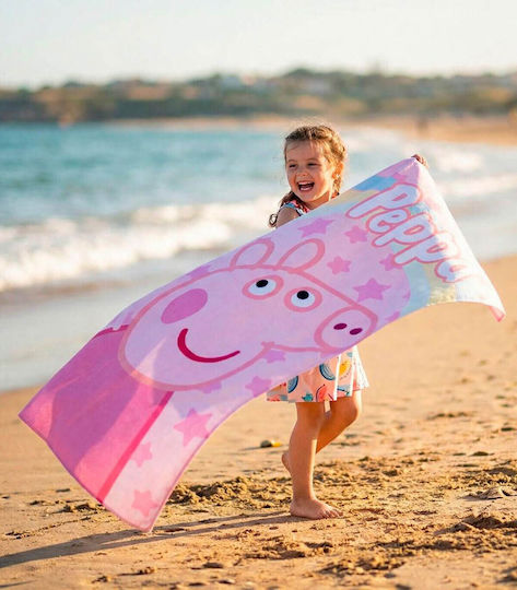 Cerda Детска Плажна Кърпа Peppa Pig 70x140 См За 3+ Години