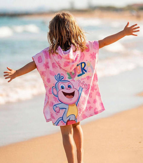 Cerda Kinder Strandponcho Dora 55x53 Aus 3+ Jahren
