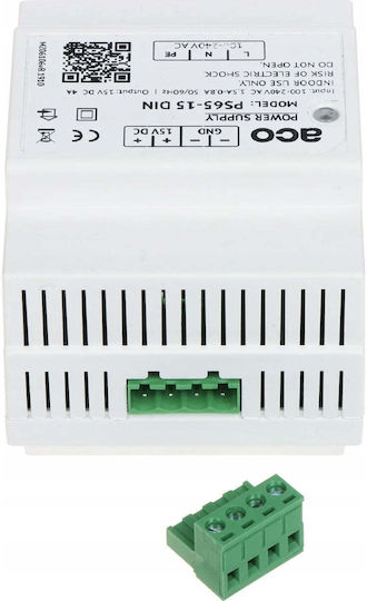 Aco DIN Rail Power Supply With 15V Output And 65W Power 4A