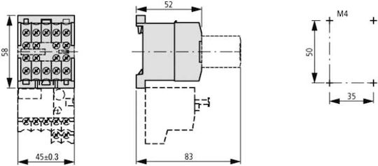 Eaton DIN Rail Power Supply with 24V 12A Output