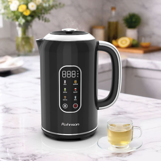Rohnson Fierbător 1.7lt 2200W Negru