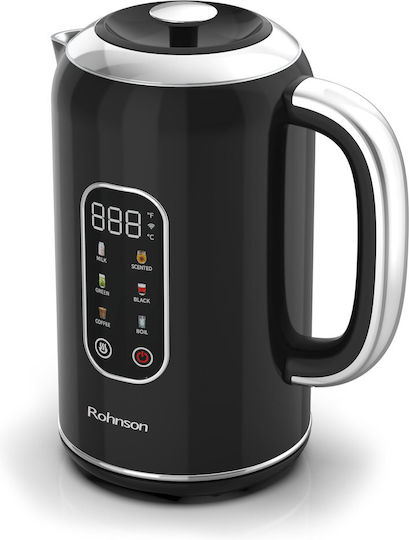 Rohnson Fierbător 1.7lt 2200W Negru