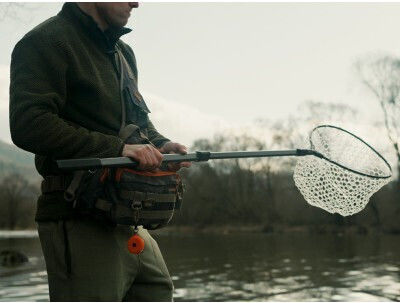 Delphin Trion Telescopic Net Handle 95 Cm Aluminum 3 Sections