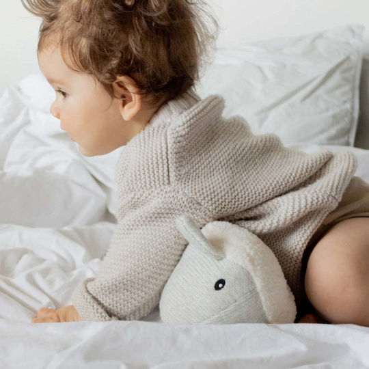 Flow Baby-Schlaftröster Walhai Moby aus Stoff mit weißen Klängen und Musik
