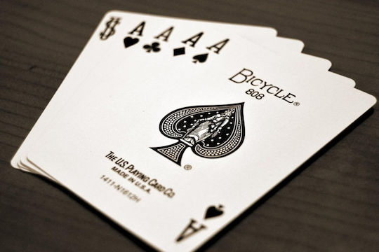 Σετ Τράπουλα 2τμχ για Poker Κόκκινη