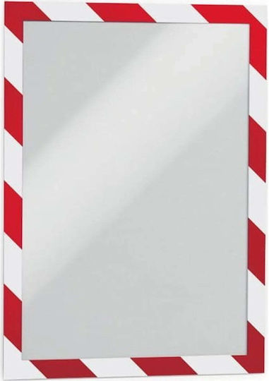 Set rama magnetica Durable Duraframe Single A4 durabila, 5 piese, argintie