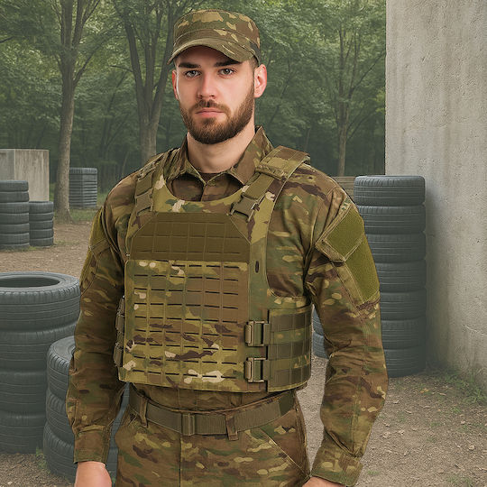 Set 2 Nij Iv Ballistic Plates Sic + Pe Material Advanced Protection Against Ap 7.62x63mm M2 Armor-piercing Bullets Curved Sapi Design Compatible Plate Carriers Strike Face Inscription Shock Moisture Resistant Size 25x30 Cm Black