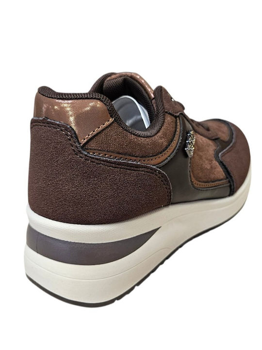 Women's Flatforms Sneakers Brown
