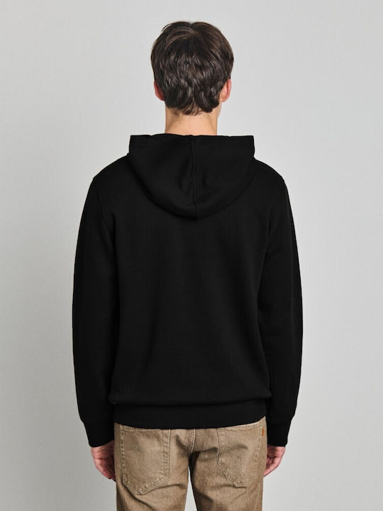 Sweatshirt Mit Kapuze Schwarz 64-108.056.N0090