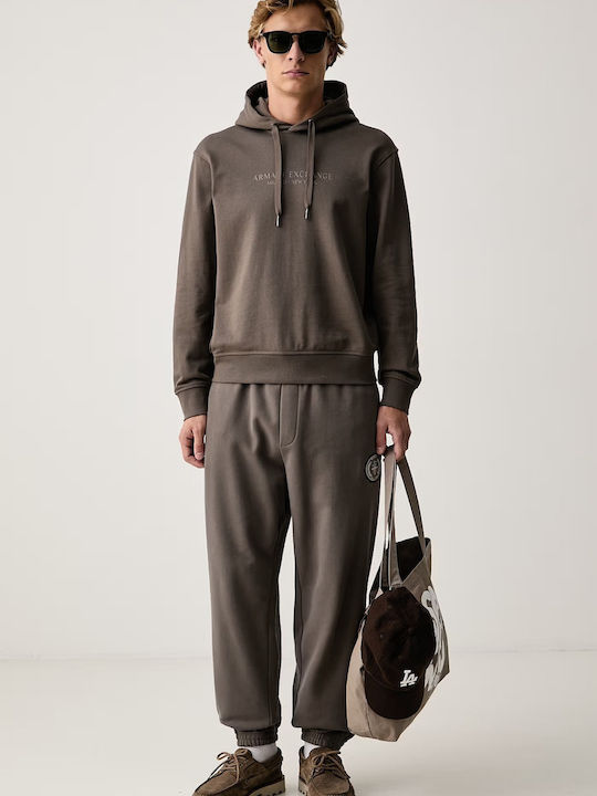 Sweatshirts für Herren mit Kapuze Khaki