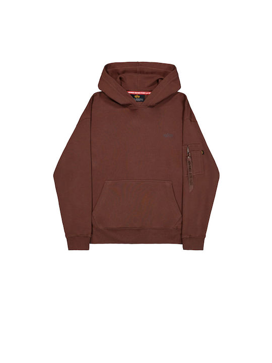 Hooded Sweatshirt Powder Brown