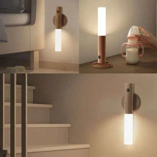 Modern Wall Lamp with Integrated LED and Warm White Light 18x2.5cm