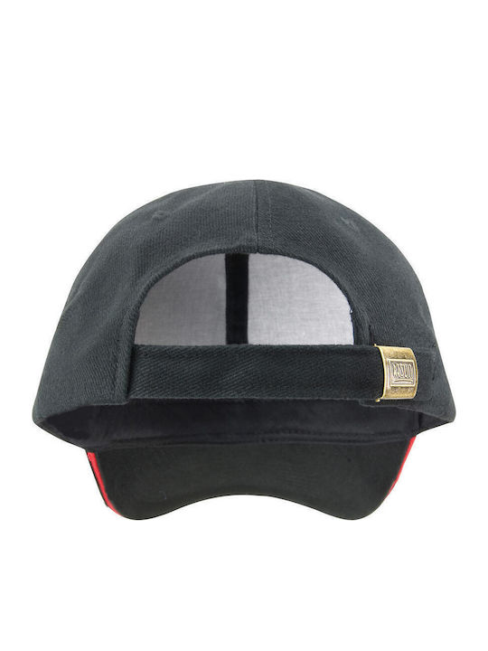 Jocheu Sandwich Brushed Cotton Cap Reglabil Cu Clemă Metalică Rc025p Result Negru Roșu