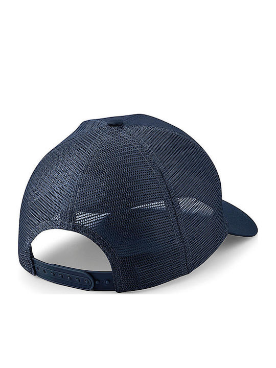 Șapcă Urbanwear Trucker Cu Reglare A Mărimii Snapback B646 Beechfield Albastru Marin Alb