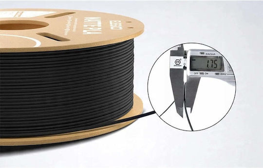 Elegoo Matte PLA 3D Printer Filament 1.75mm Μαύρο 1kg