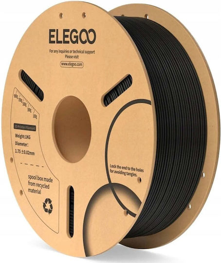 Elegoo PLA Filament imprimantă 3D 1.75mm Negru 1kg