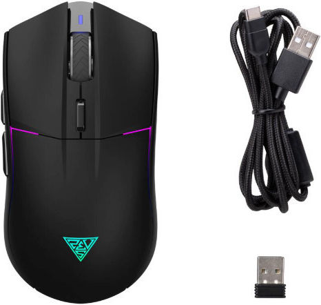 Hades M3 Безжично RGB Геймърско Мишка 10000 DPI Черен
