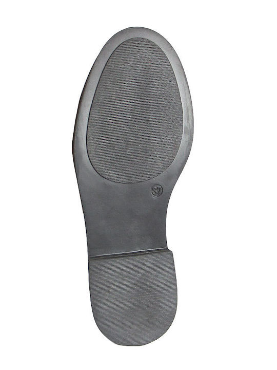 Leather Women's Moccasins In Brown Colour