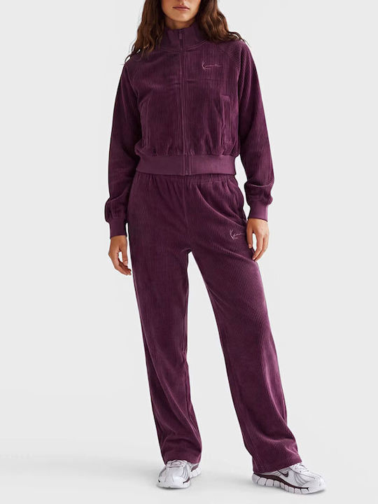 Weite Lila Jogginghose